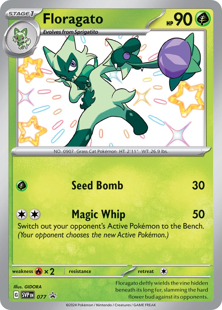 Floragato card artwork