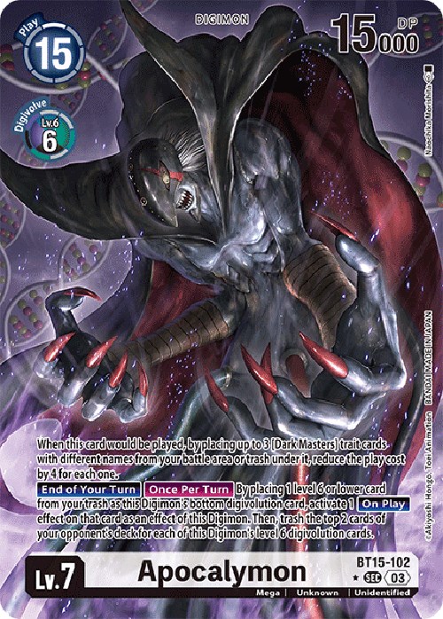 Apocalymon (alternate Art) - Exceed Apocalypse - Digimon Card Game