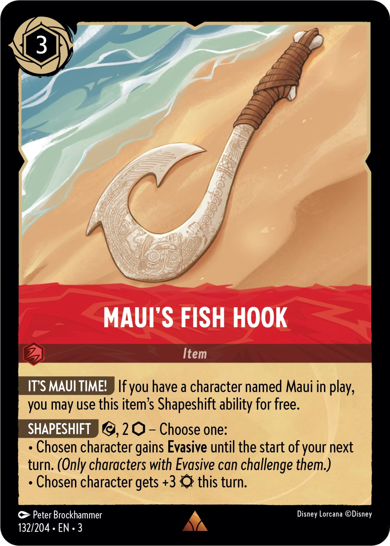 Maui's Fish Hook - Into the Inklands - Disney Lorcana