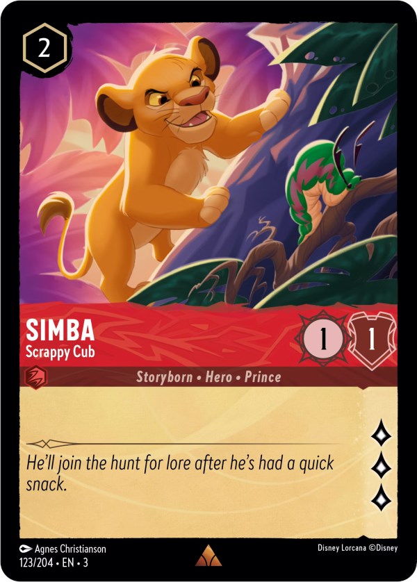 Simba - Scrappy Cub - Into the Inklands - Disney Lorcana