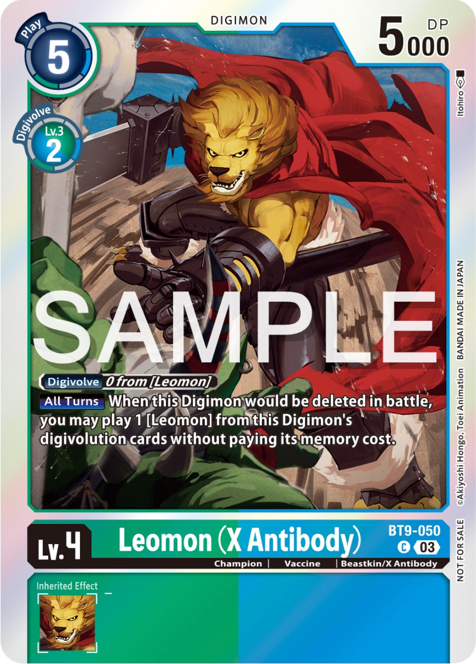 Leomon (X Antibody) (Winner Pack -Exceed Apocalypse-)