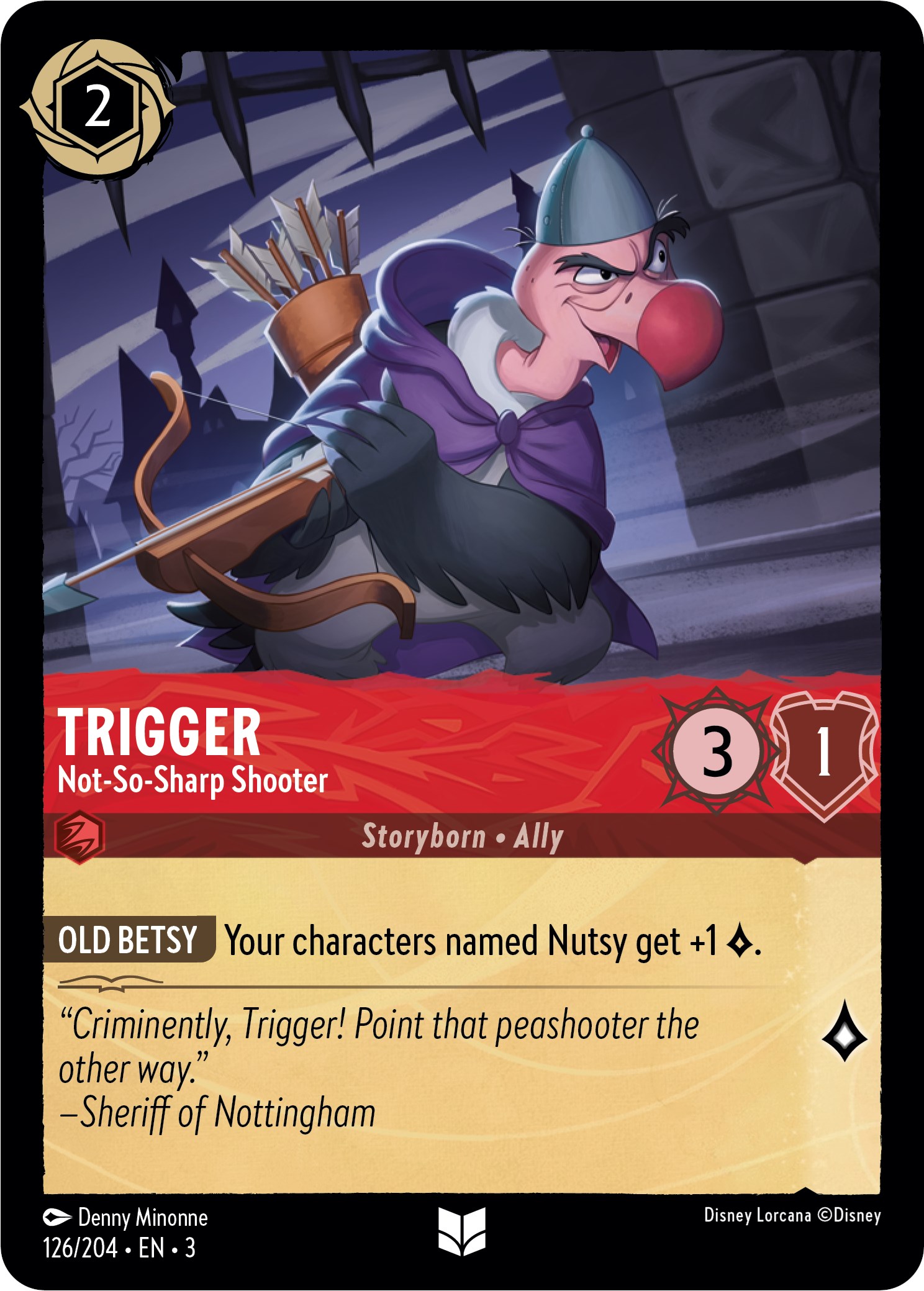 Trigger - Not-So-Sharp Shooter - Into the Inklands - Disney Lorcana