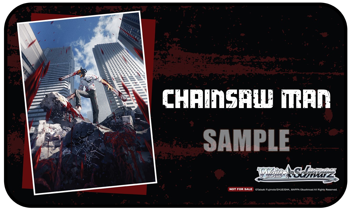 Weiss Schwarz Preorder Stitched Playmat - Chainsaw Man