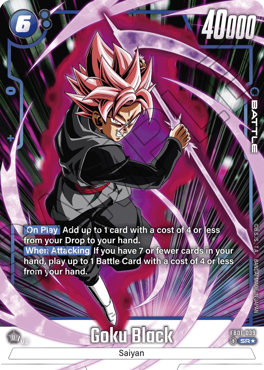 Goku Black FB01 039 Alternate Art Awakened Pulse Dragon