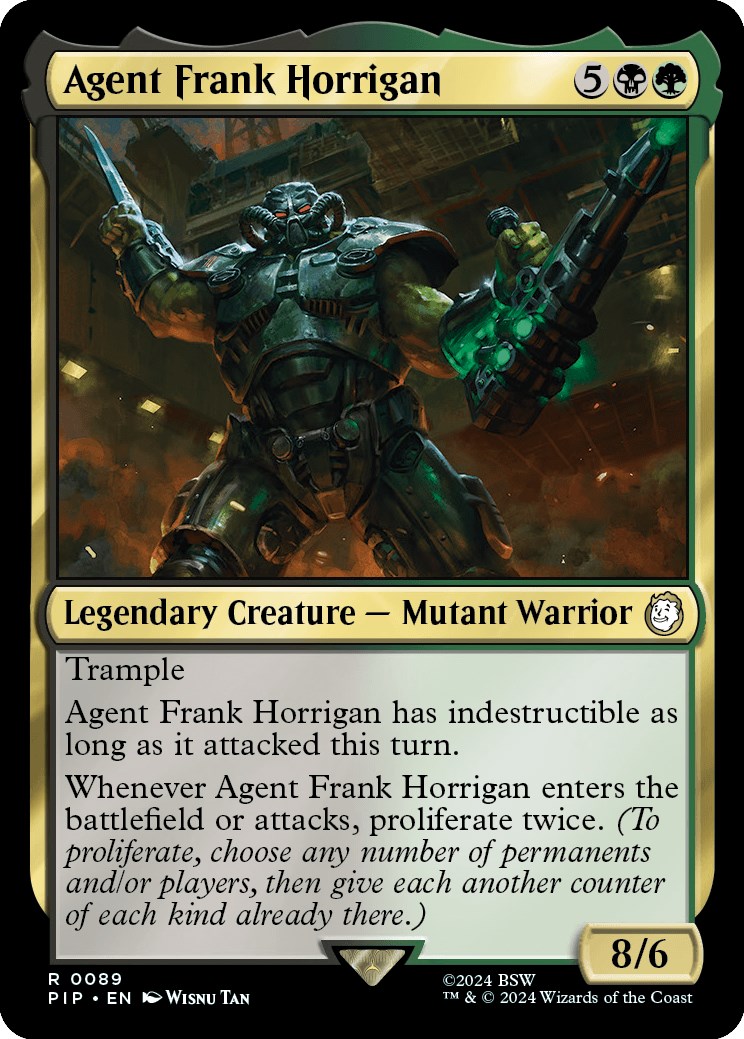 Agent Frank Horrigan - Universes Beyond: Fallout - Magic: The Gathering