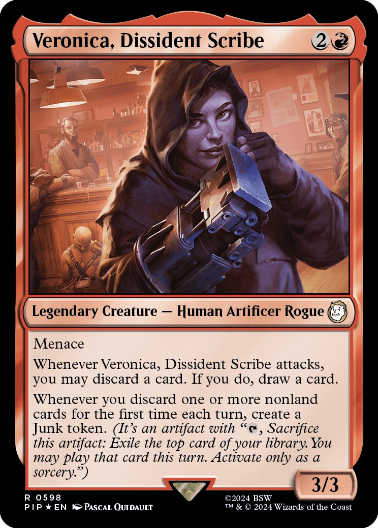 Veronica, Dissident Scribe (Surge Foil) Universes Beyond Fallout