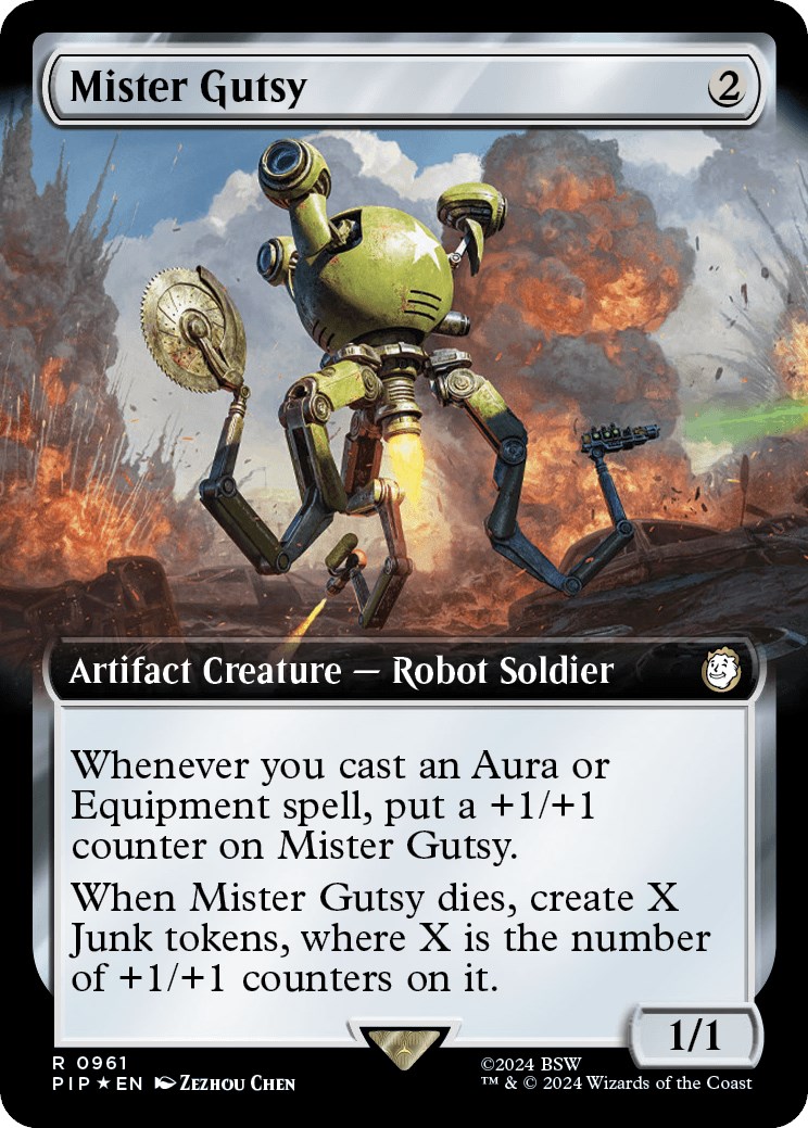 Mister Gutsy (Extended Art) (Surge Foil) - Universes Beyond: Fallout ...