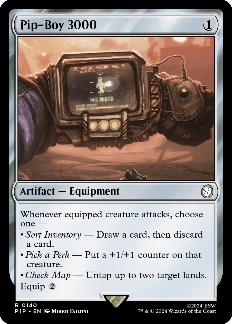 PipBoy 3000 Universes Beyond Fallout Magic The Gathering