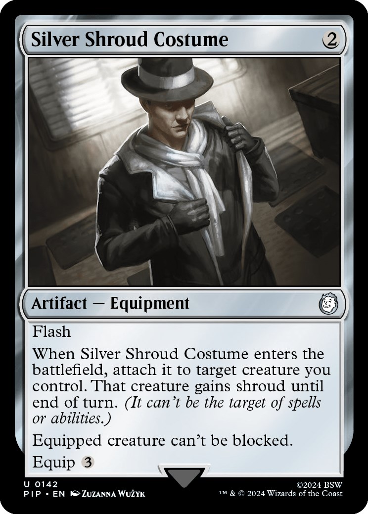 Silver Shroud Costume - Universes Beyond: Fallout - Magic: The Gathering