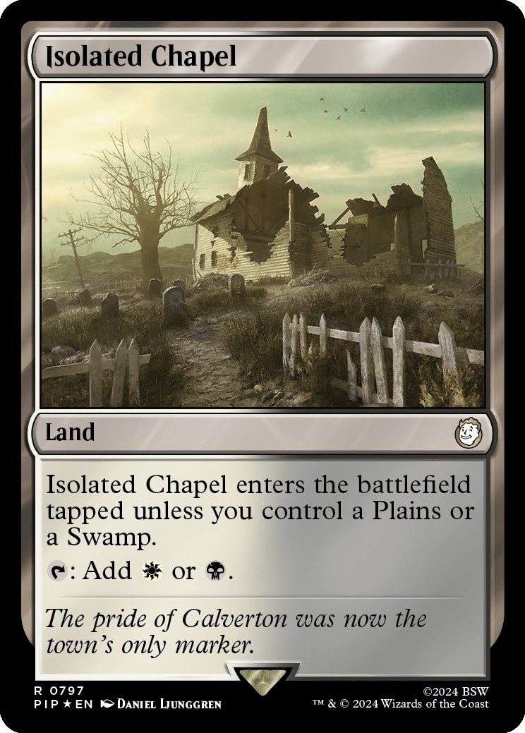 Isolated Chapel (Surge Foil) - Universes Beyond: Fallout - Magic: The ...