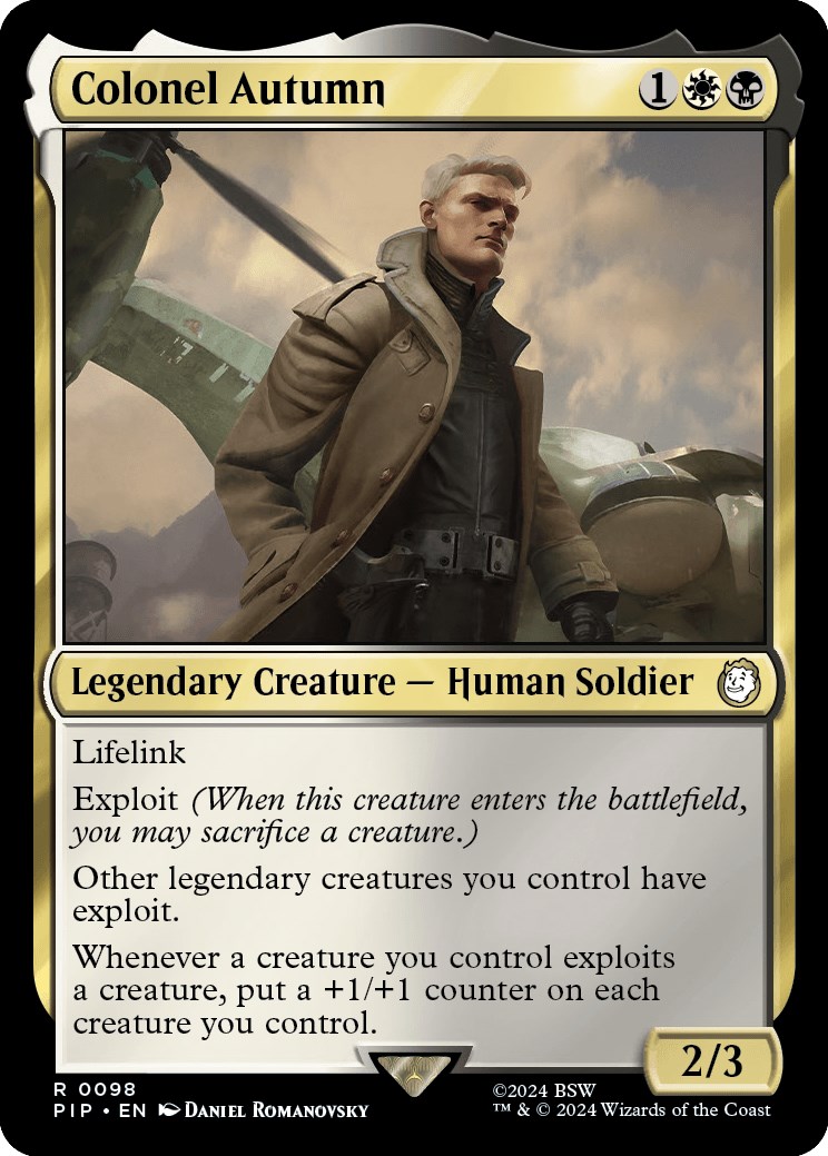 Colonel Autumn - Universes Beyond: Fallout - Magic: The Gathering