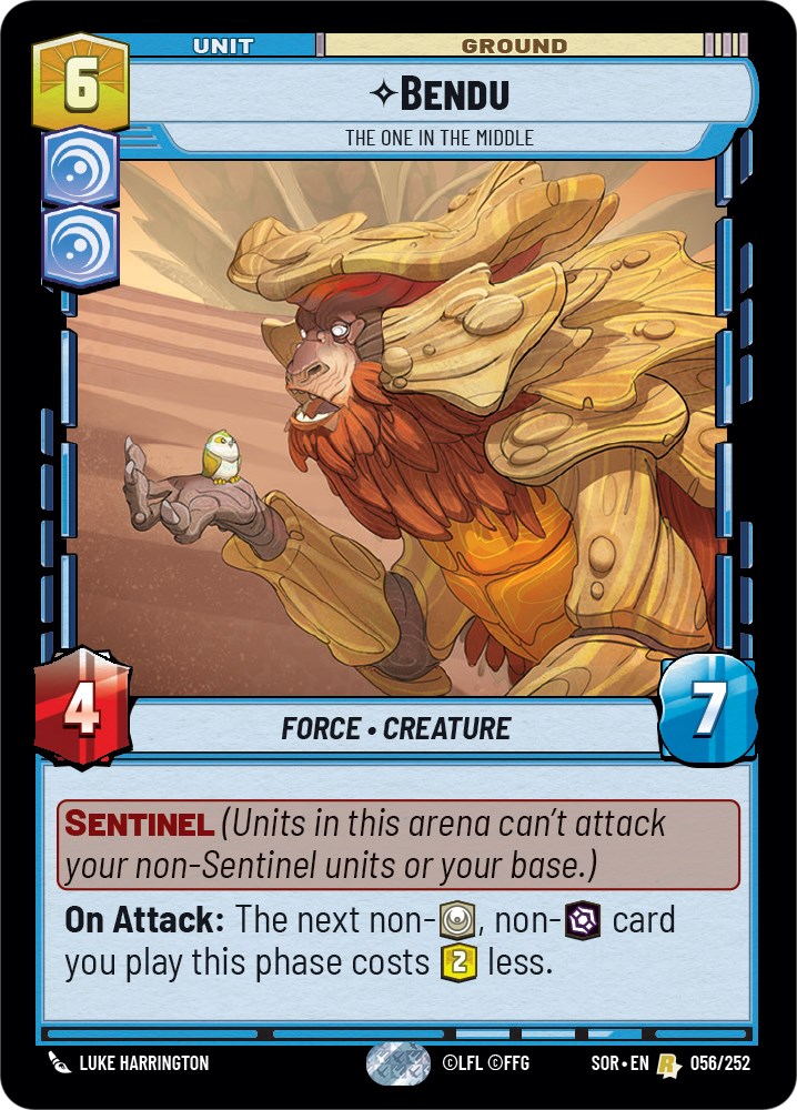 Bendu - The One in the Middle - Spark of Rebellion - Star Wars: Unlimited
