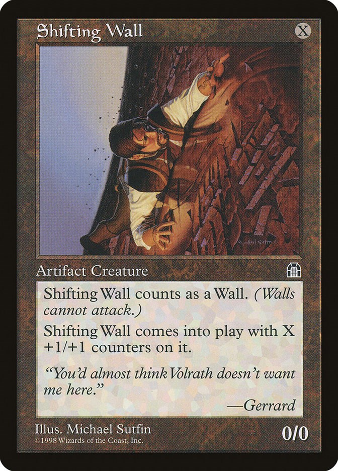 Shifting Wall Stronghold Magic The Gathering