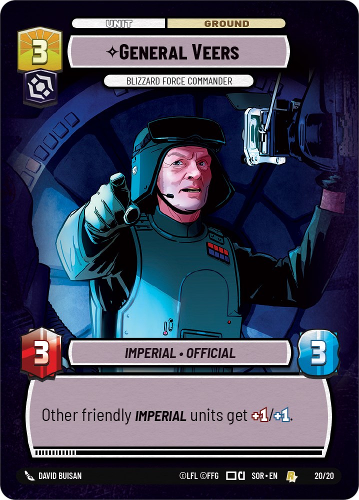 General Veers - Blizzard Force Commander - Spark of Rebellion: Weekly ...