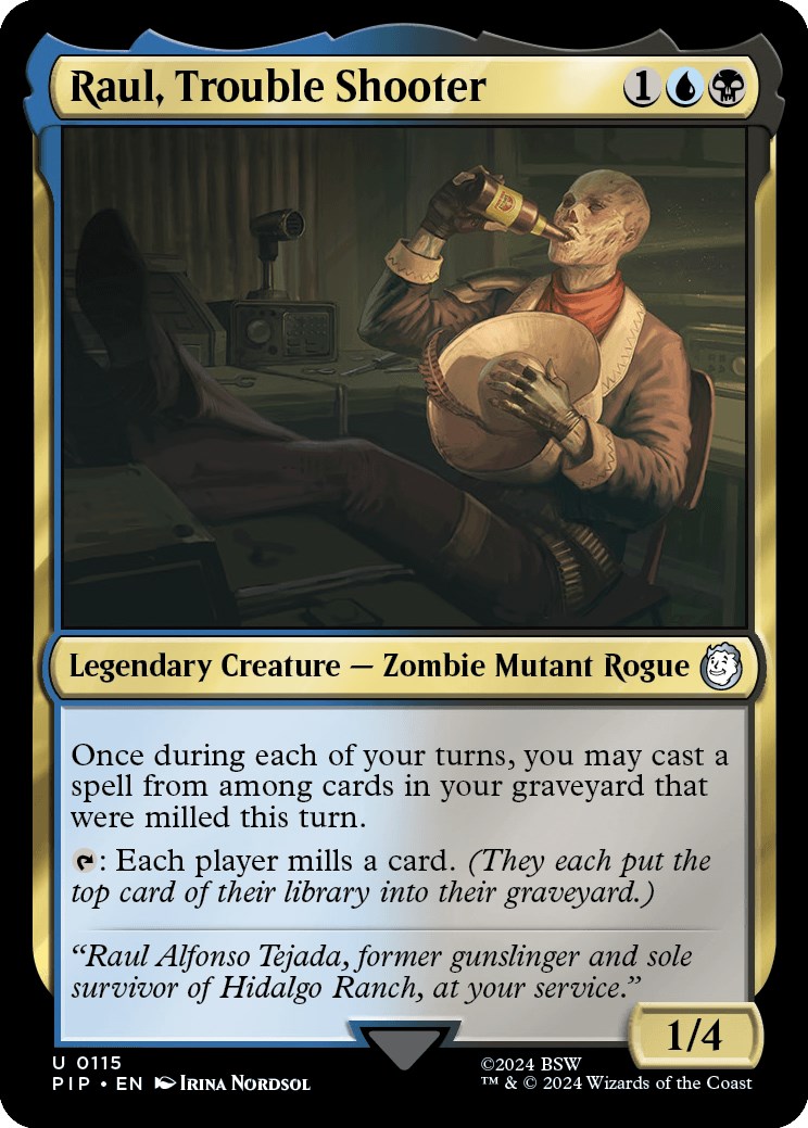 Raul, Trouble Shooter - Universes Beyond: Fallout - Magic: The Gathering