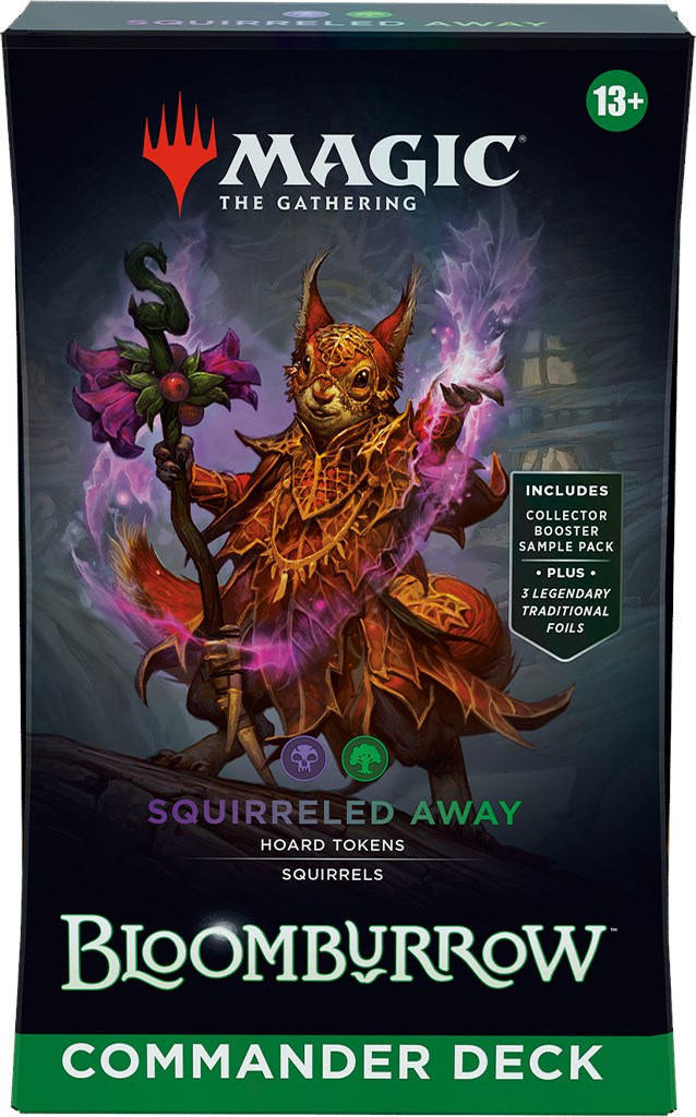 Bloomburrow Commander Deck - Squirreled Away - Commander: Bloomburrow ...