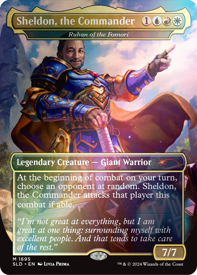 Sheldon, the Commander - Ruhan of the Fomori (Rainbow Foil) - Secret ...