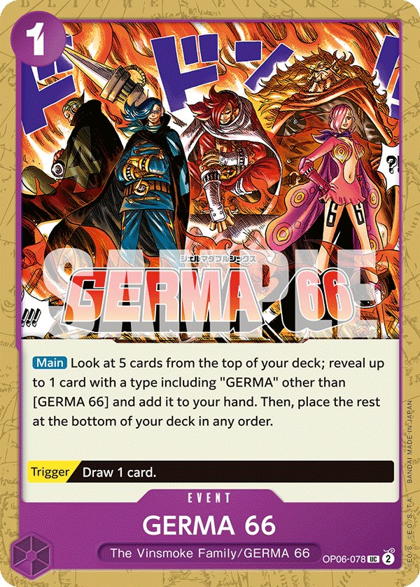 GERMA 66 - Wings of the Captain - One Piece Card Game