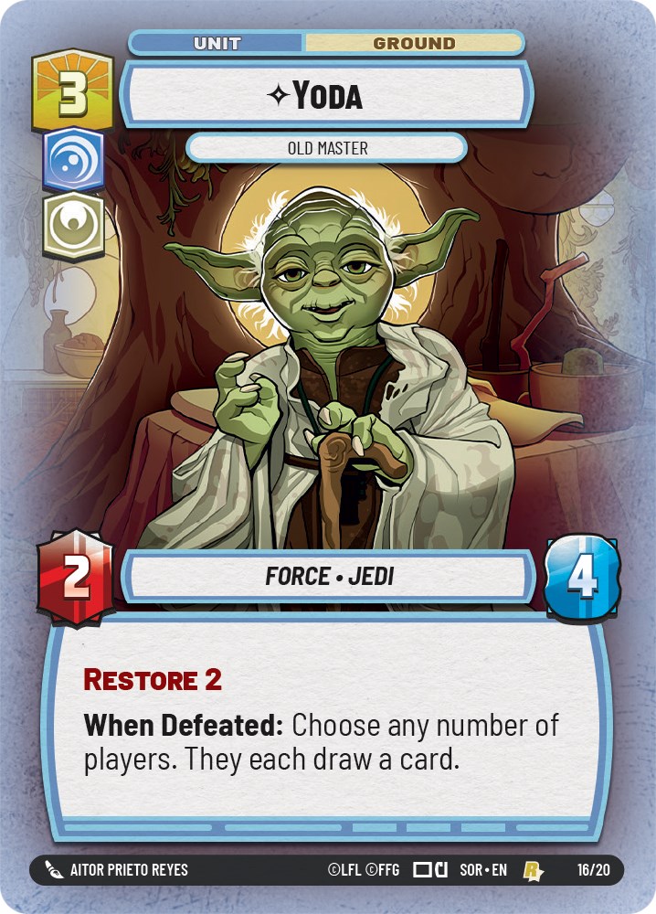 Yoda - Old Master - Spark of Rebellion: Weekly Play Promos - Star Wars ...