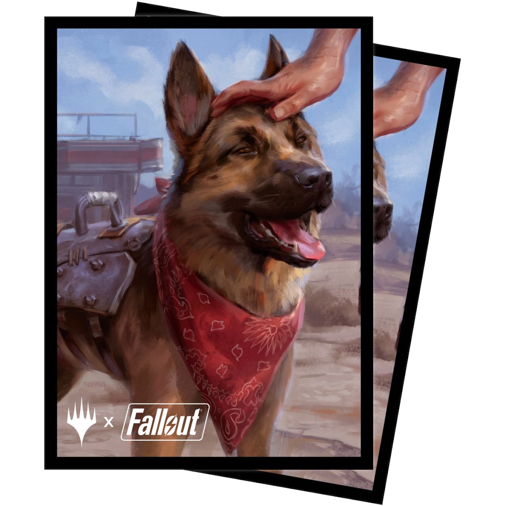 Fallout Dogmeat, Ever Loyal Standard Deck Protector sleeves for Magic ...