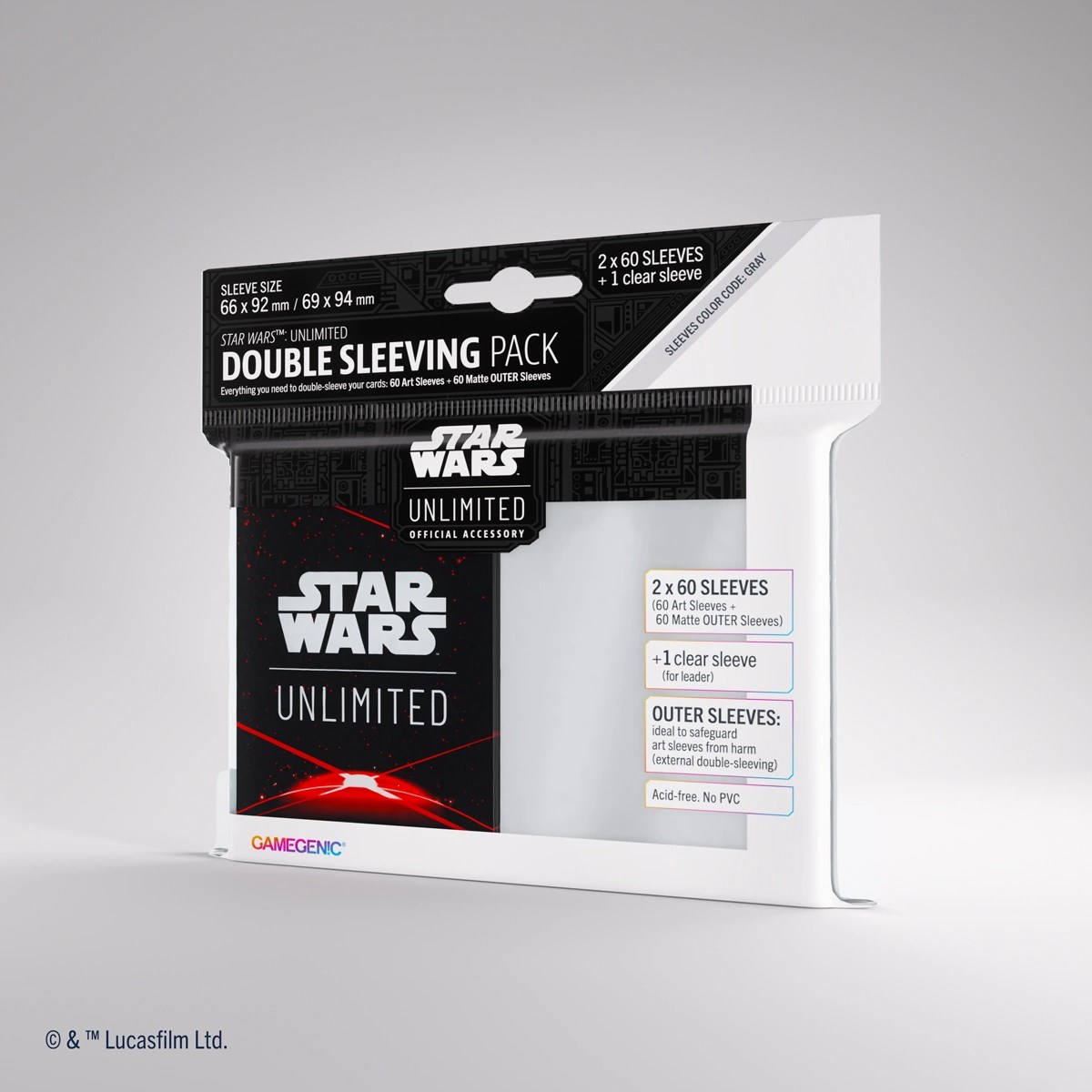 Star Wars: Unlimited Double Sleeving Pack - Card Back Red