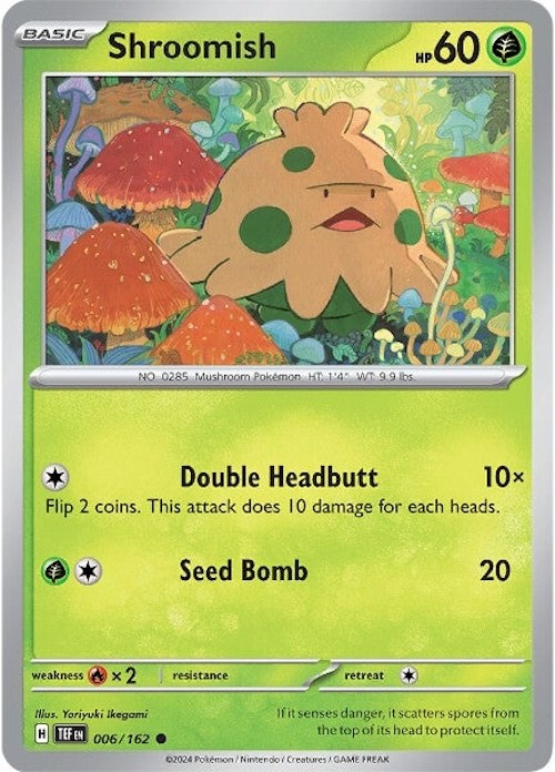 Shroomish card artwork