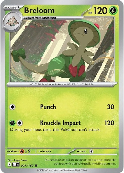 Breloom card artwork