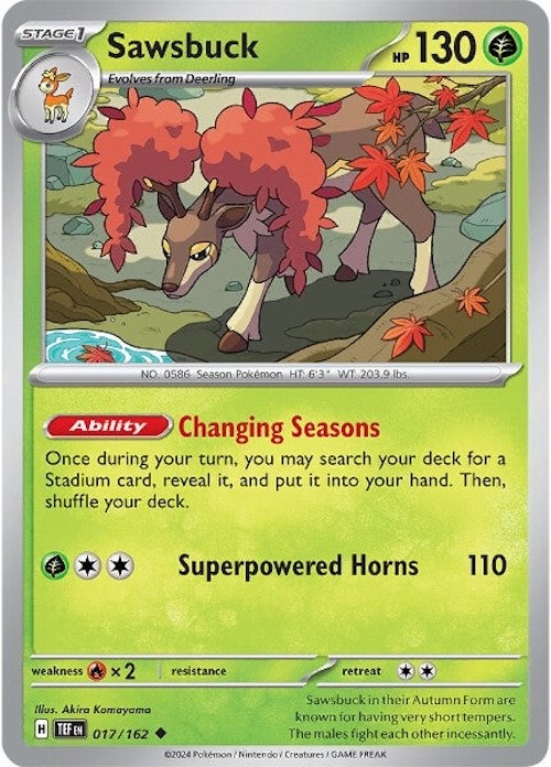 Sawsbuck card artwork