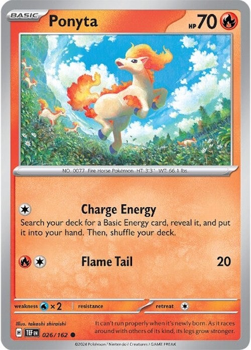 Ponyta card artwork