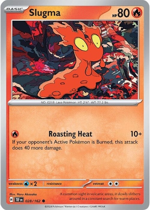 Slugma card artwork