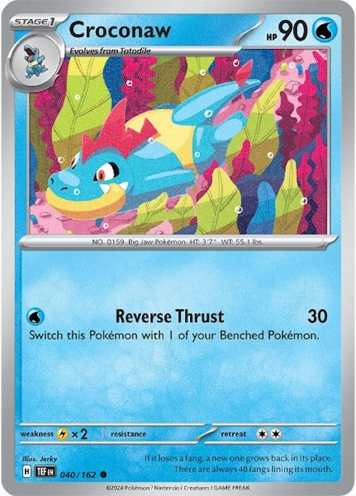 Croconaw card artwork
