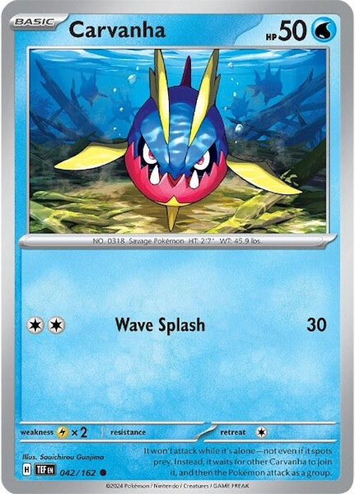 Carvanha card artwork