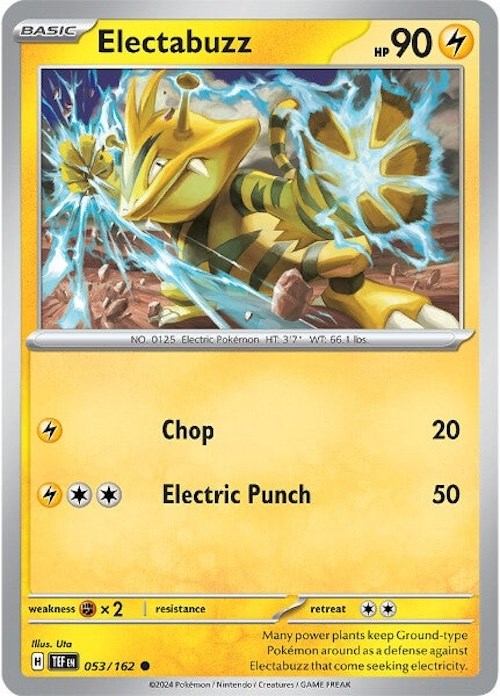 Electabuzz card artwork