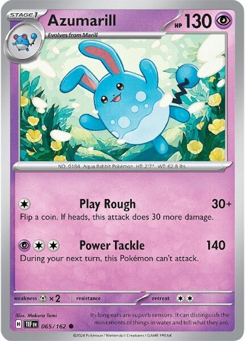 Azumarill card artwork