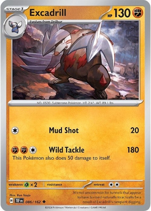 Excadrill card artwork