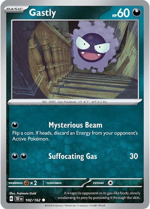 Gastly card artwork