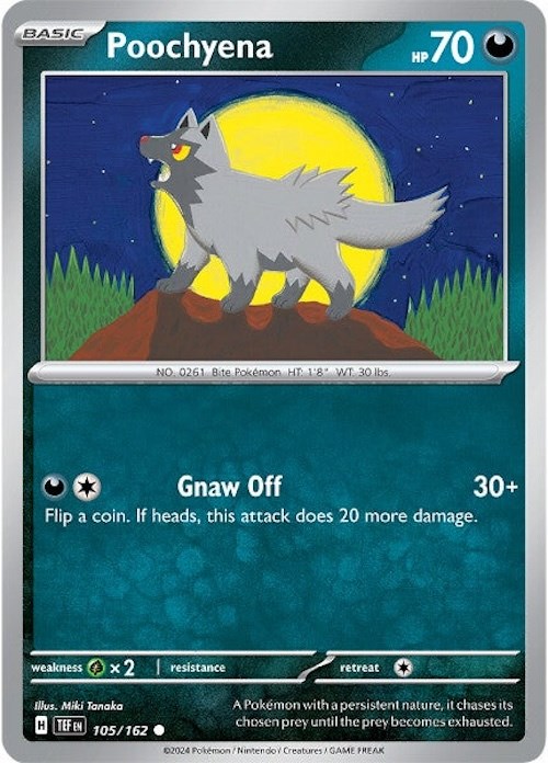 Poochyena card artwork