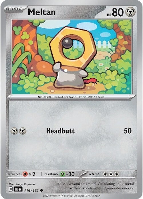 Meltan card artwork