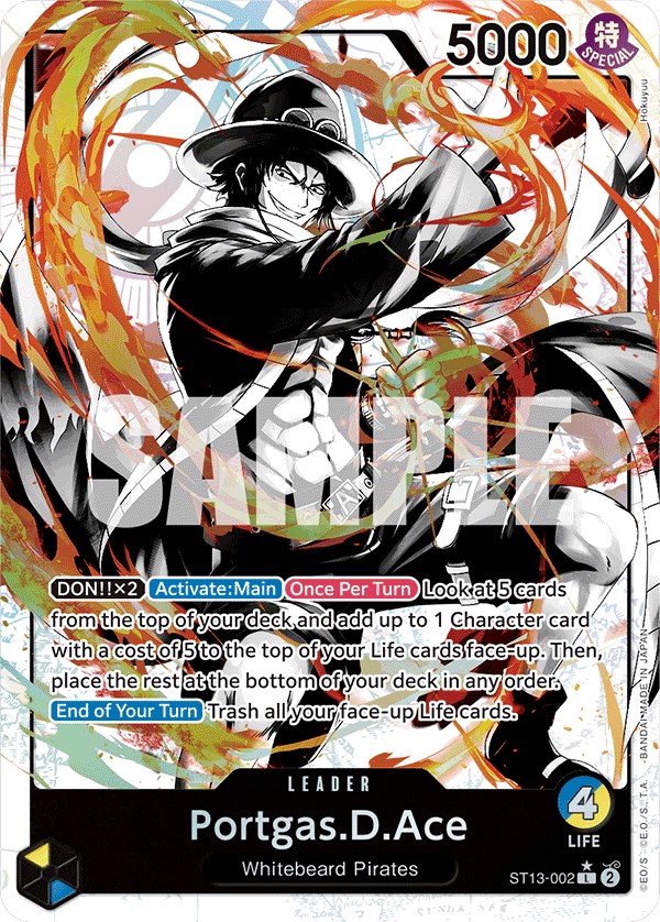 Portgas.D.Ace (002) (Parallel) - Ultra Deck: The Three Brothers - One ...