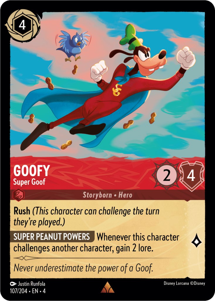 Disney Lorcana - Goofy Musketeer #4/204 - Uncommon NON Foil