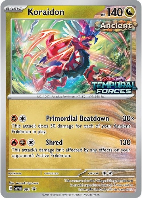 Koraidon card artwork