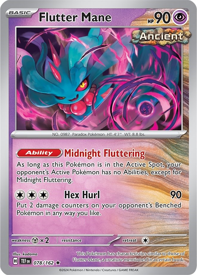 Flutter Mane - 078/162 - Deck Exclusives - Pokemon