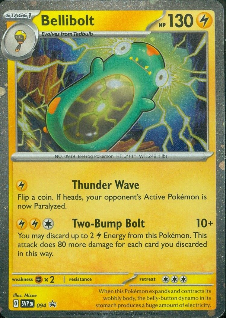 Bellibolt - 094 - SV: Scarlet & Violet Promo Cards - Pokemon