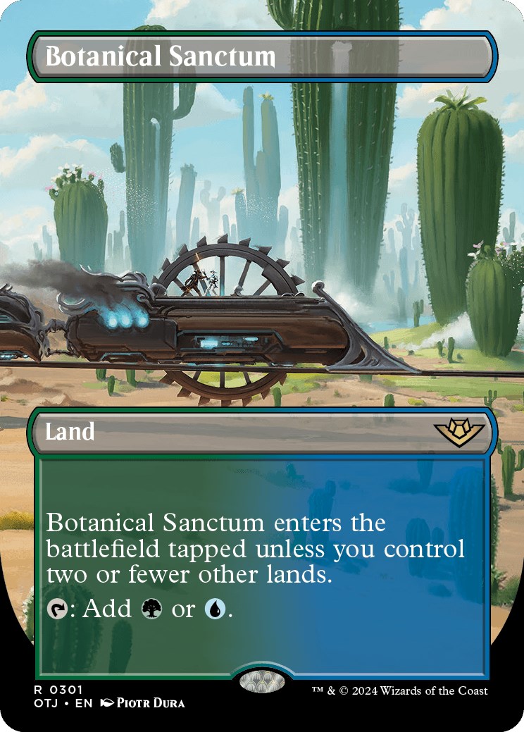 Botanical Sanctum (Borderless) - Outlaws of Thunder Junction - Magic ...