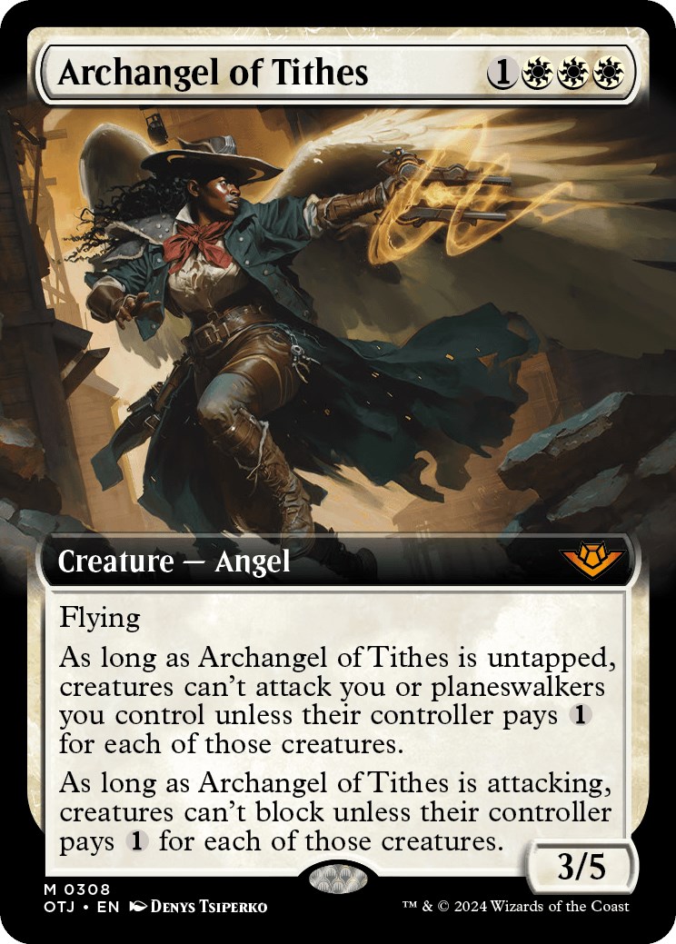 Outlaws of Thunder Junction Archangel of Tithes Playmat main image 1