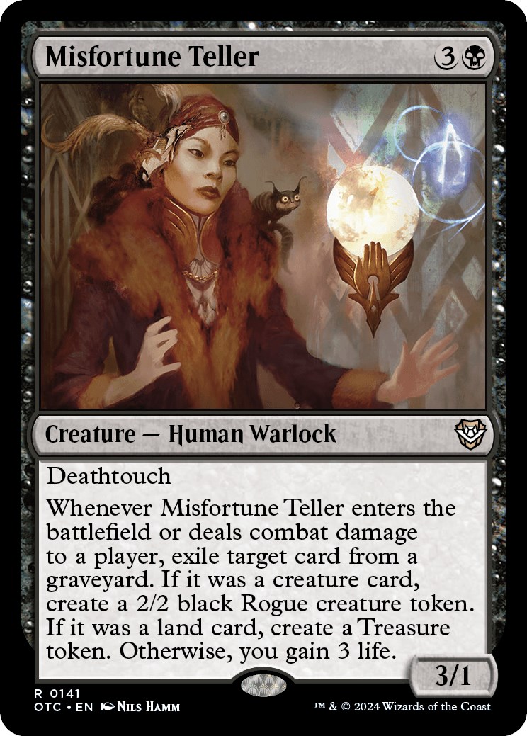 Misfortune Teller - Commander: Outlaws of Thunder Junction - Magic: The ...