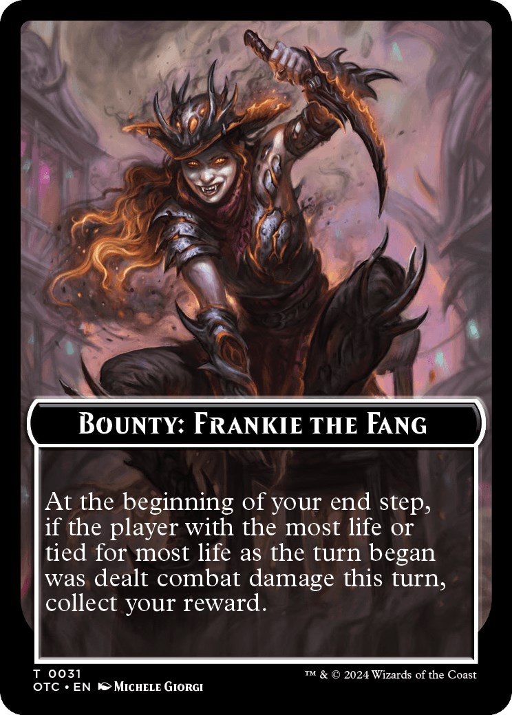 Bounty: Frankie the Fang // Bounty Rules Double-Sided Token - Commander ...