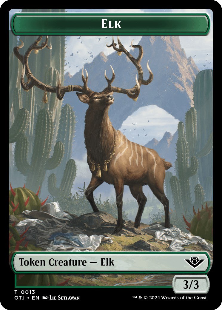 Elk Token - Outlaws of Thunder Junction - Magic: The Gathering