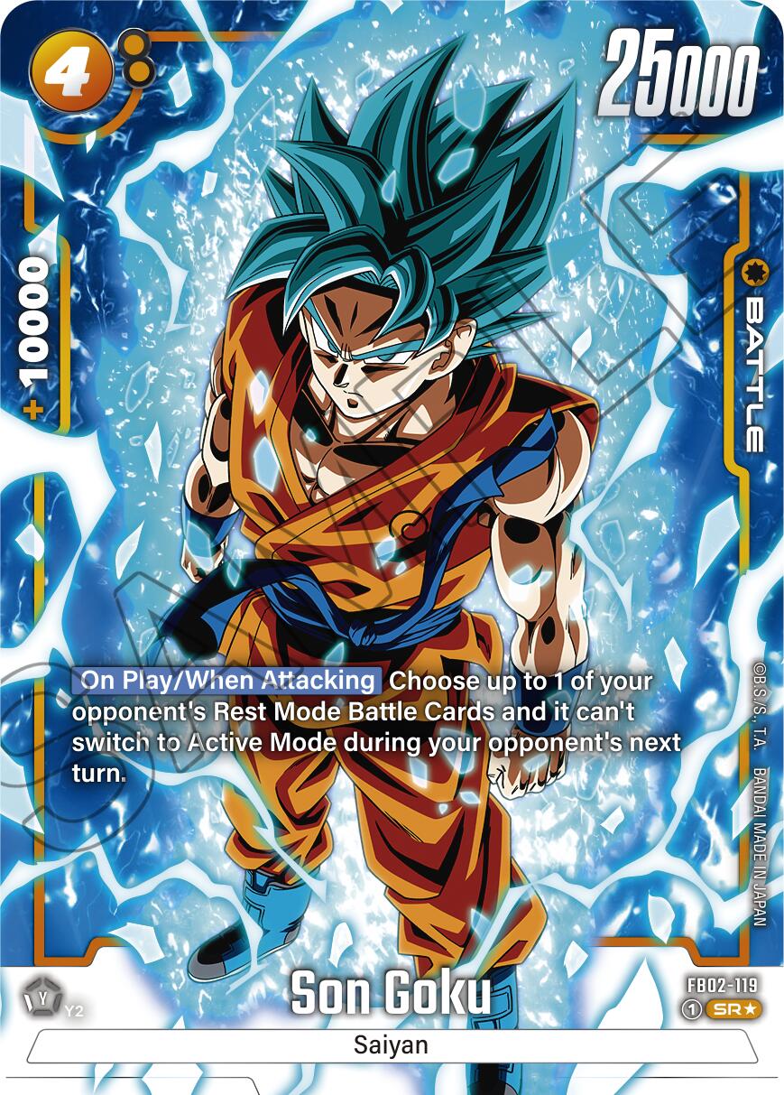 Son Goku - FB02-119 (Alternate Art) - Blazing Aura - Dragon Ball Super ...