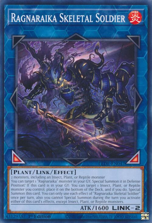 Ragnaraika Skeletal Soldier - Legacy of Destruction - YuGiOh